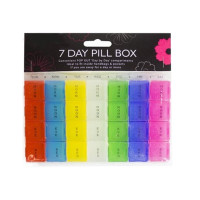 7 Day Weekly Pill Planner Case Organizer Box 