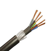 10mm 5 Core 73A 6945X Steel Wire Armoured SWA Outdoor Mains Power Cable