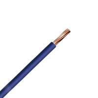 Blue 6mm 7 Strand 46A Single Core 6491B LSZH (Low Smoke Zero Halogen) Round Power Insulated Conduit Wire