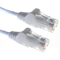 White RJ45 Cat5e High Quality 24AWG Stranded Snagless UTP Ethernet Network LAN Patch Cable