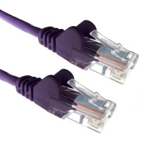 Purple RJ45 Cat6 High Quality LSZH 24AWG Stranded Snagless UTP Ethernet Network LAN Patch Cable
