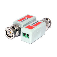 BNC Passive Video Balun Pair For CCTV Over LAN Ethernet Network Cable