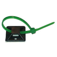 19mm Self Adhesive Cable Tie Mounts - Pack of 100