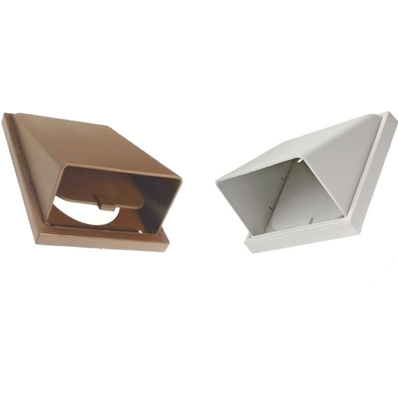 4 / 100mm Cowled Vent Extractor Ventilation Grille