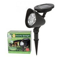 3 LED Solar Powered Wireless Garden Pathway Security Spot Light