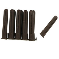 Brown Plastic 4-6mm Rawl Wall Plugs  