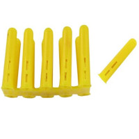 Yellow Plastic 4-6mm Rawl Wall Plugs  