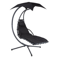 Black Swinging Helicopter Garden Relaxation Dream Chair