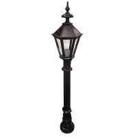 4Ft Traditional Black Garden Street Light 
