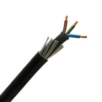 1.5mm 3 Core 23A Brown Blue Green Yellow Irish 6943X Steel Wire Armoured SWA Outdoor Mains Power Cable