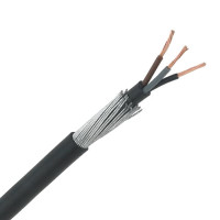 1.5mm 3 Core 23A Brown Black Grey 6943X Steel Wire Armoured SWA Outdoor Mains Power Cable