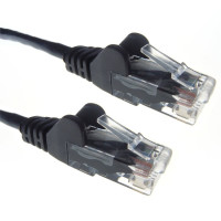 Black RJ45 Cat5e High Quality 24AWG Stranded Snagless UTP Ethernet Network LAN Patch Cable
