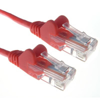 Red RJ45 Cat5e High Quality 24AWG Stranded Snagless UTP Ethernet Network LAN Patch Cable