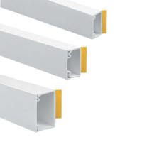 11mm X 8mm Self Adhesive PVC Plastic Electrical Mini Trunking Cable Tidy