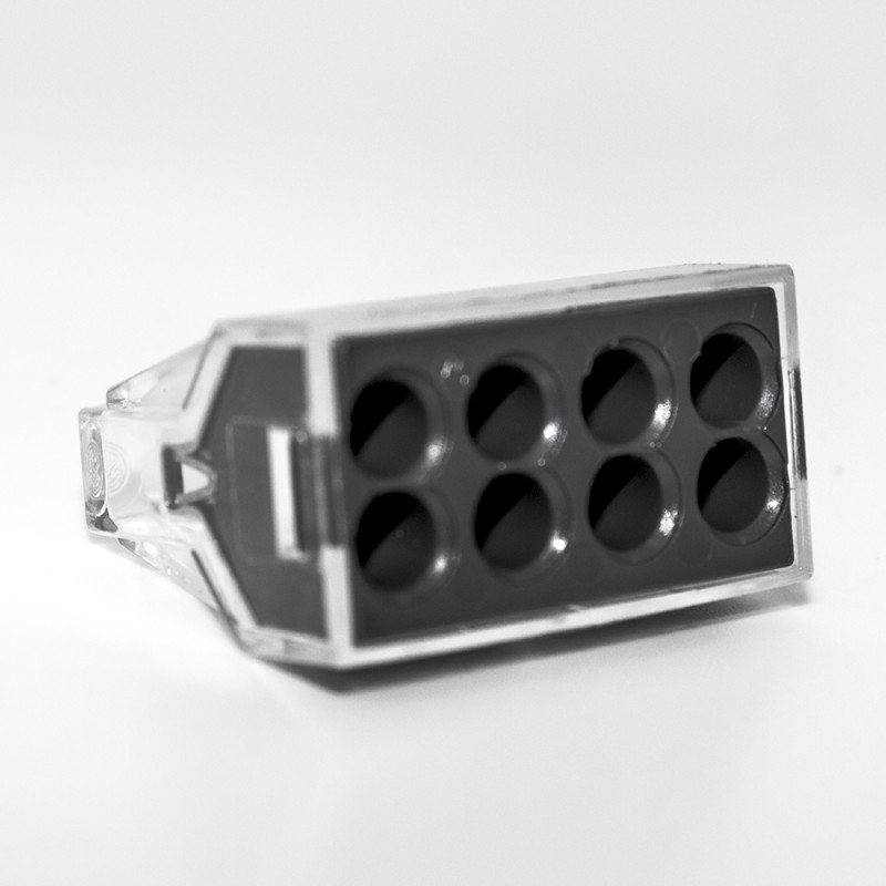 8 terminal Push-In Conductor Box